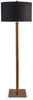 Jenton Floor Lamp | Antique Brass Finish | Ancho: 517.53 - Alto: 1625.6 - Prof : 517.53