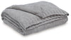 Anawood Throw (Set of 3) | Gray | Ancho: 127.0cm - Alto: 0.6cm - Prof: 152.4cm