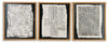 Wonderstow Wall Art (Set of 3) | Black/Beige | Ancho: 50.2cm - Alto: 60.3cm - Prof: 3.5cm