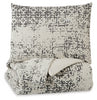 Addey Queen Comforter Set | Charcoal/Bone | Ancho: 2336.8 - Alto: 0.0 - Prof : 2438.4