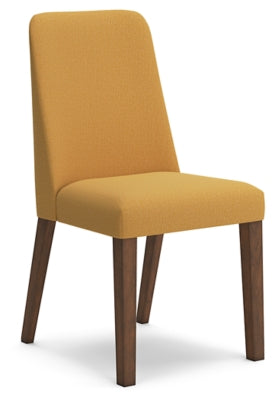 Lyncott Dining Chair | Mustard/Brown | Ancho: 47.0cm - Alto: 92.7cm - Prof: 63.8cm