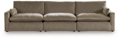 Sophie 3-Piece Sectional Sofa | Cocoa | Ancho: 335.3cm - Alto: 91.4cm - Prof: 104.1cm