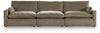 Sophie 3-Piece Sectional Sofa | Cocoa | Ancho: 335.3cm - Alto: 91.4cm - Prof: 104.1cm