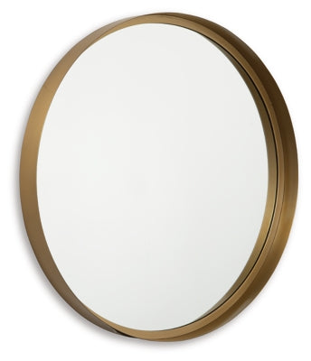 Elanah Accent Mirror | Gold Finish | Ancho: 752.48 - Alto: 53.98 - Prof : 752.48