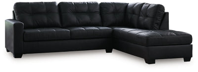 Barlin Mills 2-Piece Sectional with Chaise | Carbon | Ancho: 279.4cm - Alto: 99.1cm - Prof: 228.6cm