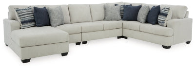 Lowder 5-Piece Sectional with Chaise | Stone | Ancho: 398.8cm - Alto: 101.6cm - Prof: 254.0cm