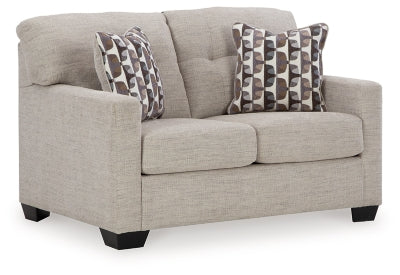 Mahoney Loveseat | Pebble | Ancho: 134.6cm - Alto: 94.0cm - Prof: 96.5cm