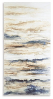 Joely Wall Art | Blue/Tan | Ancho: 76.2cm - Alto: 152.4cm - Prof: 3.8cm