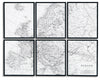 Avanworth Wall Art (Set of 6) | Black/White | Ancho: 609.6 - Alto: 711.2 - Prof : 29.97