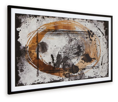 Clefting Wall Art | Black/Caramel/Tan | Ancho: 159.1cm - Alto: 94.0cm - Prof: 4.4cm