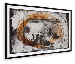 Clefting Wall Art | Black/Caramel/Tan | Ancho: 159.1cm - Alto: 94.0cm - Prof: 4.4cm