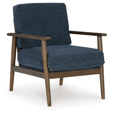 Bixler Accent Chair | Navy | Ancho: 63.2cm - Alto: 86.4cm - Prof: 78.4cm