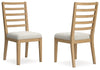 Rencott Dining Chair | Light Brown | Ancho: 47.6cm - Alto: 99.1cm - Prof: 61.0cm