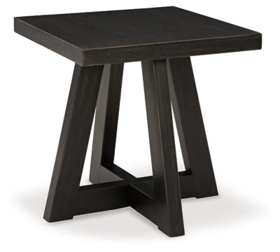 Galliden End Table | Black | Ancho: 61.0cm - Alto: 61.0cm - Prof: 61.0cm