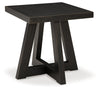 Galliden End Table | Black | Ancho: 61.0cm - Alto: 61.0cm - Prof: 61.0cm