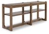 Cabalynn Sofa Table | Light Brown | Ancho: 165.4cm - Alto: 72.4cm - Prof: 43.5cm