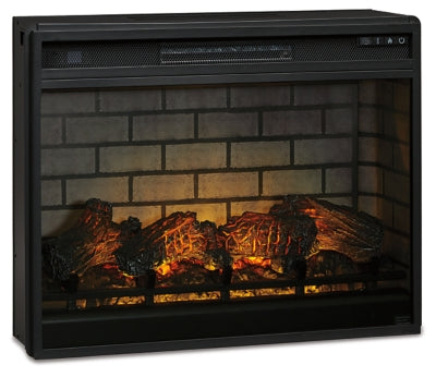 Entertainment Accessories Electric Infrared Fireplace Insert | Black | Ancho: 79.4cm - Alto: 61.3cm - Prof: 22.2cm