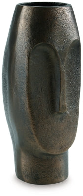 Elanman Vase | Antique Bronze Finish | Ancho: 10.2cm - Alto: 26.0cm - Prof: 11.1cm