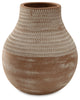 Reclove Vase | Distressed White | Ancho: 23.5cm - Alto: 26.7cm - Prof: 23.5cm