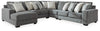 Castano 5-Piece Sectional with Chaise | Jewel | Ancho: 4165.6 - Alto: 990.6 - Prof : 1574.8