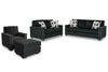 Gleston Sofa, Loveseat, Chair, and Ottoman | Onyx | Ancho: 0.0cm - Alto: 0.0cm - Prof: 0.0cm
