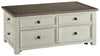 Bolanburg Coffee Table with Lift Top | Two-tone | Ancho: 116.8cm - Alto: 49.2cm - Prof: 66.0cm