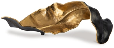 Melinda Sculpture | Black/Gold Finish | Ancho: 50.8cm - Alto: 15.2cm - Prof: 20.3cm
