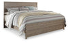 Culverbach King Panel Bed | Gray | Ancho: 203.2cm - Alto: 134.6cm - Prof: 213.4cm