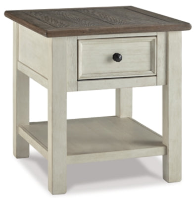 Bolanburg End Table | Two-tone | Ancho: 61.0cm - Alto: 63.5cm - Prof: 68.6cm