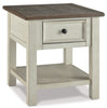 Bolanburg End Table | Two-tone | Ancho: 61.0cm - Alto: 63.5cm - Prof: 68.6cm