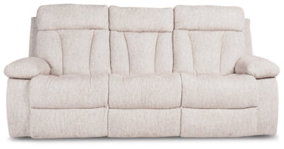 Feesler Reclining Sofa with Drop Down Table | Parchment | Ancho: 221.0cm - Alto: 106.7cm - Prof: 101.6cm