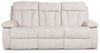 Feesler Reclining Sofa with Drop Down Table | Parchment | Ancho: 221.0cm - Alto: 106.7cm - Prof: 101.6cm