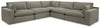 Next-Gen Gaucho 5-Piece Sectional | Putty | Ancho: 3403.6 - Alto: 914.4 - Prof : 3403.6