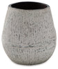 Claymount Vase | Distressed Brown | Ancho: 20.0cm - Alto: 20.0cm - Prof: 20.0cm