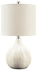 Rainermen Table Lamp | Off White | Ancho: 27.9cm - Alto: 53.3cm - Prof: 27.9cm