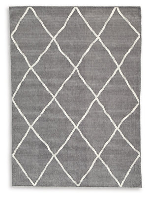 Stardo 5'1" x 7'1" Washable Rug | Gray/Ivory | Ancho: 1536.7 - Alto: 6.35 - Prof : 2146.3