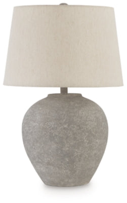 Dreward Table Lamp | Distressed Gray | Ancho: 43.8cm - Alto: 65.4cm - Prof: 43.8cm