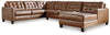 Baskove 4-Piece Sectional with Chaise | Auburn | Ancho: 355.6cm - Alto: 91.4cm - Prof: 271.8cm