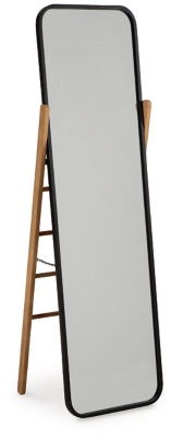 Bronick Floor Mirror | Black/Brown | Ancho: 51.4cm - Alto: 166.1cm - Prof: 42.5cm