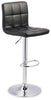 Bellatier Adjustable Height Bar Stool | Black/Chrome Finish | Ancho: 41.3cm - Alto: 114.3cm - Prof: 45.7cm