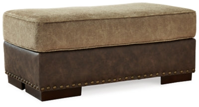 Alesbury Ottoman | Chocolate | Ancho: 111.8cm - Alto: 48.3cm - Prof: 61.0cm