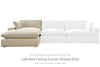 Elyza Left-Arm Facing Corner Chaise | Linen | Ancho: 127.0cm - Alto: 88.9cm - Prof: 165.1cm