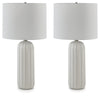 Clarkland Table Lamp (Set of 2) | White | Ancho: 32.7cm - Alto: 62.9cm - Prof: 32.7cm