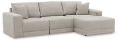Next-Gen Gaucho 3-Piece Sectional Sofa with Chaise | Gray | Ancho: 320.0cm - Alto: 91.4cm - Prof: 172.7cm