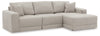 Next-Gen Gaucho 3-Piece Sectional Sofa with Chaise | Gray | Ancho: 320.0cm - Alto: 91.4cm - Prof: 172.7cm