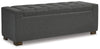 Cortwell Storage Bench | Gray | Ancho: 137.2cm - Alto: 46.4cm - Prof: 45.4cm