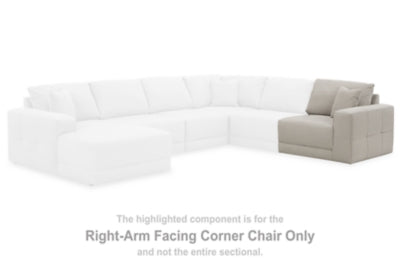 Next-Gen Gaucho Right-Arm Facing Corner Chair | Gray | Ancho: 104.1cm - Alto: 91.4cm - Prof: 104.1cm