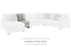 Lowder Armless Chair | Stone | Ancho: 63.5cm - Alto: 101.6cm - Prof: 99.1cm