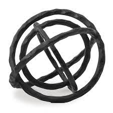 Barlee Sculpture (Set of 2) | Black | Ancho: 16.5cm - Alto: 17.1cm - Prof: 22.5cm