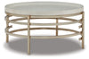 Montiflyn Coffee Table | White/Gold Finish | Ancho: 974.85 - Alto: 469.9 - Prof : 974.85
